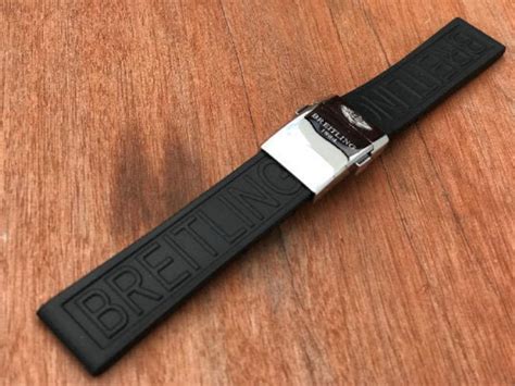 breitling rubber watch band